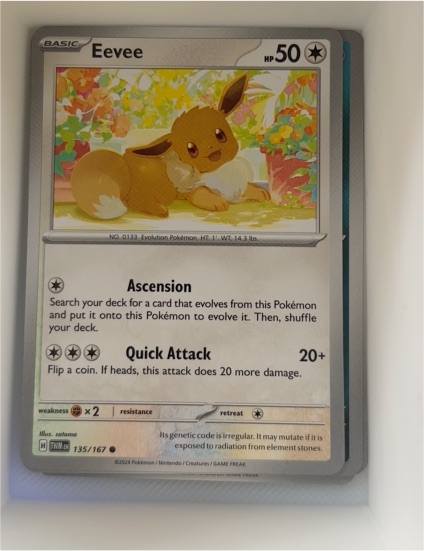 2024 Pokémon SV06: Twilight Masquerade #135 Eevee — front