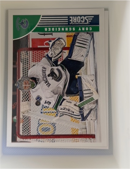 2010-11 Score #469 Cory Schneider — front