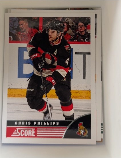 2013-14 Score #354 Chris Phillips — front