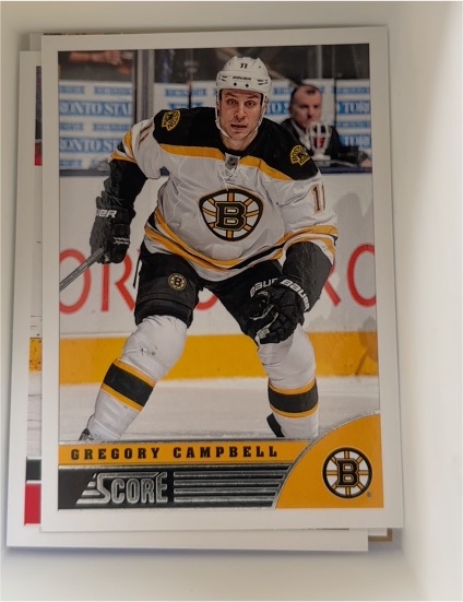 2013-14 Score #29 Gregory Campbell — front