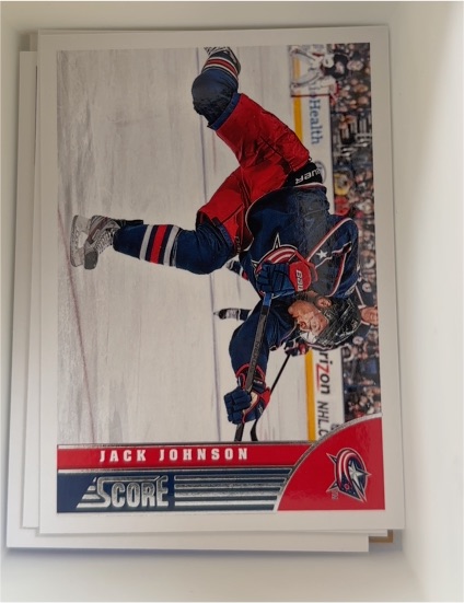 2013-14 Score #131 Jack Johnson — front