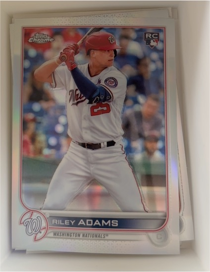 2022 Topps Chrome #103 Riley Adams — front