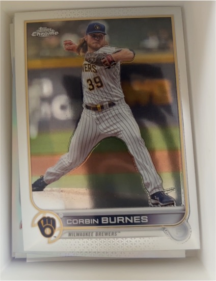 2022 Topps Chrome #167 Corbin Burnes — front