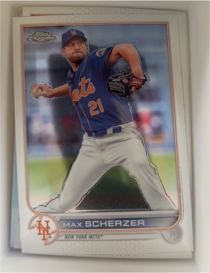 2022 Topps Chrome #66 Max Scherzer — front