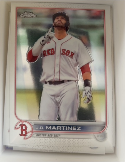 2022 Topps Chrome #67 J.D. Martinez — front