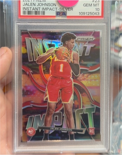 2021 Panini Prizm Instant Impact #23 Jalen Johnson — front
