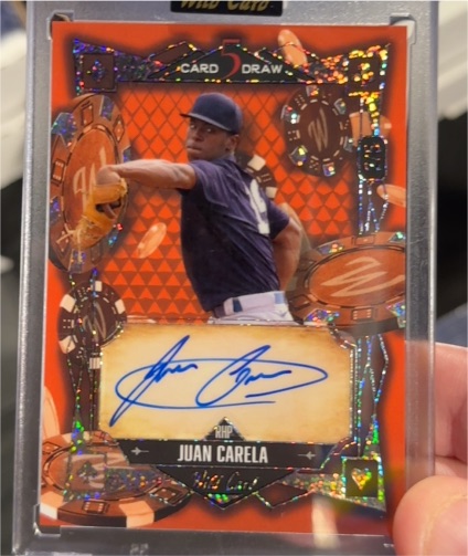 2024 Wild Card 5 Card Draw #5CDC-JCA Juan Carela — front