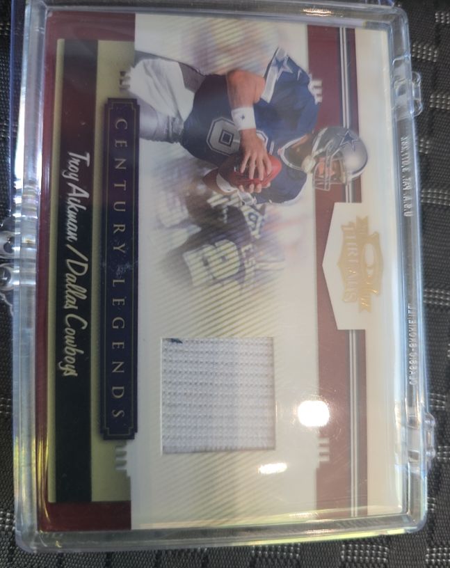 2007 Donruss Threads Century Legends #CL-9 Troy Aikman — front