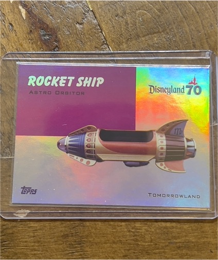 2025 Topps Disneyland 70th #T54-12 Rocket Ship Astro Orbitor — front