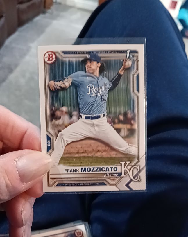 2021 Bowman Draft #BD-95 Frank Mozzicato — front