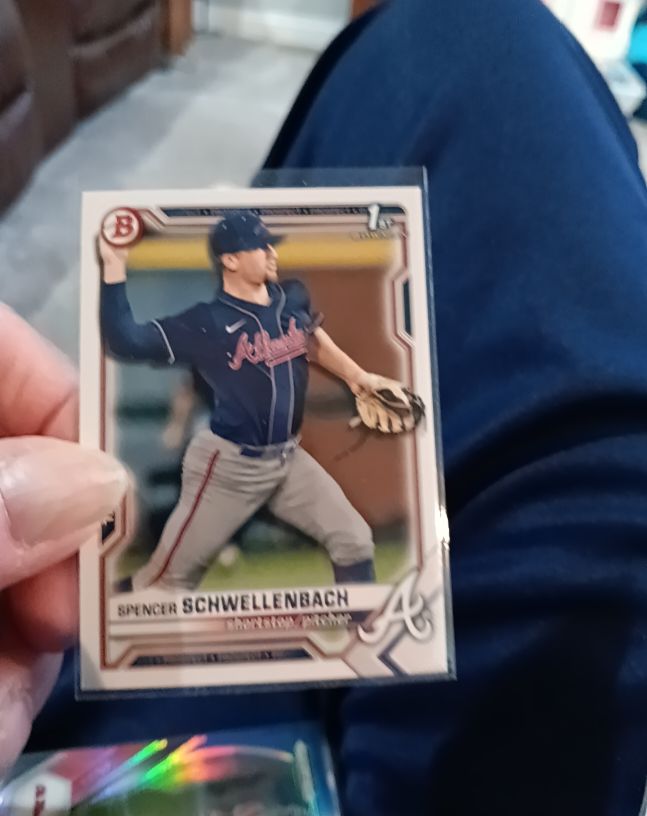 2021 Bowman Draft #BD-44 Spencer Schwellenbach — front