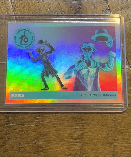 2025 Topps Disneyland 70th Anniversary The Haunted Mansion #T55-23 Ezra — front