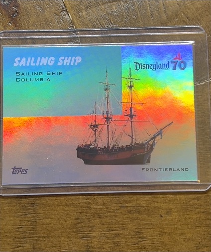2025 Topps Disneyland 70th Anniversary #T54-8 Sailing Ship Columbia — front
