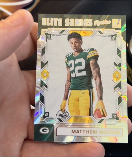 2025 Panini Donruss Elite Series Rookies #ESR-MGN Matthew Golden — front