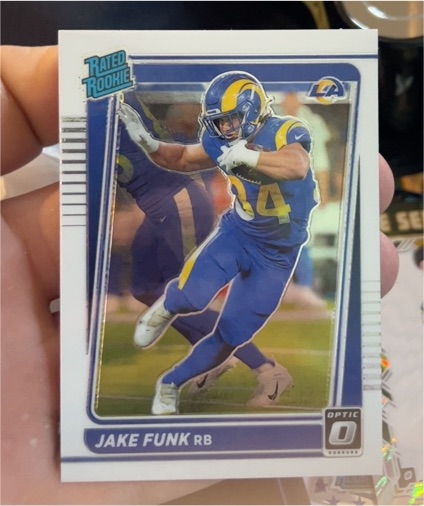2021 Panini Donruss Optic #295 Jake Funk — front