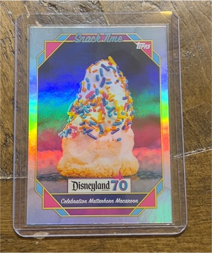 2025 Topps Disneyland 70th Anniversary #112 Celebration Matterhorn Macaroon — front