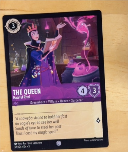 2024 Disney Lorcana Into the Inklands #57 The Queen — front