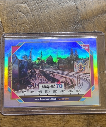 2025 Topps Disneyland 70th #98 New Tomorrowland — front