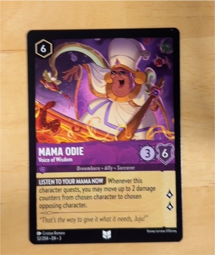 2024 Lorcana Into the Inklands #52 Mama Odie - Voice of Wisdom — front