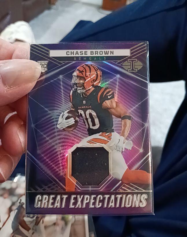 2023 Panini Illusions Great Expectations #GE-CBR Chase Brown — front