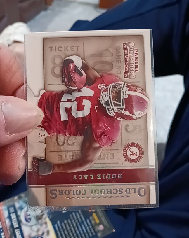 2015 Panini Contenders Draft Picks Old School Colors #19 Eddie Lacy — front