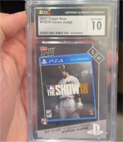 2017 Topps Now #TSCR Aaron Judge — front