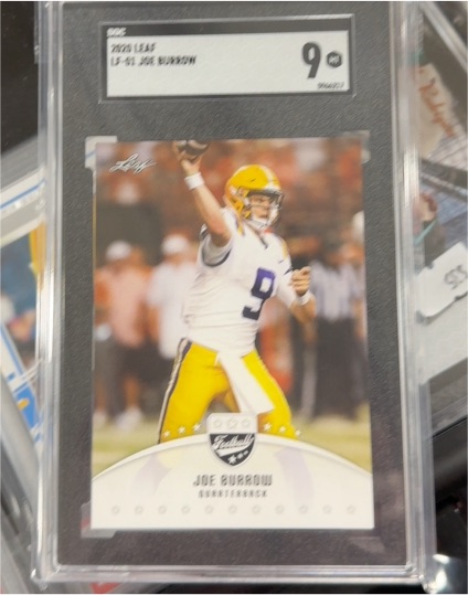 2020 Leaf #LF-01 Joe Burrow — front