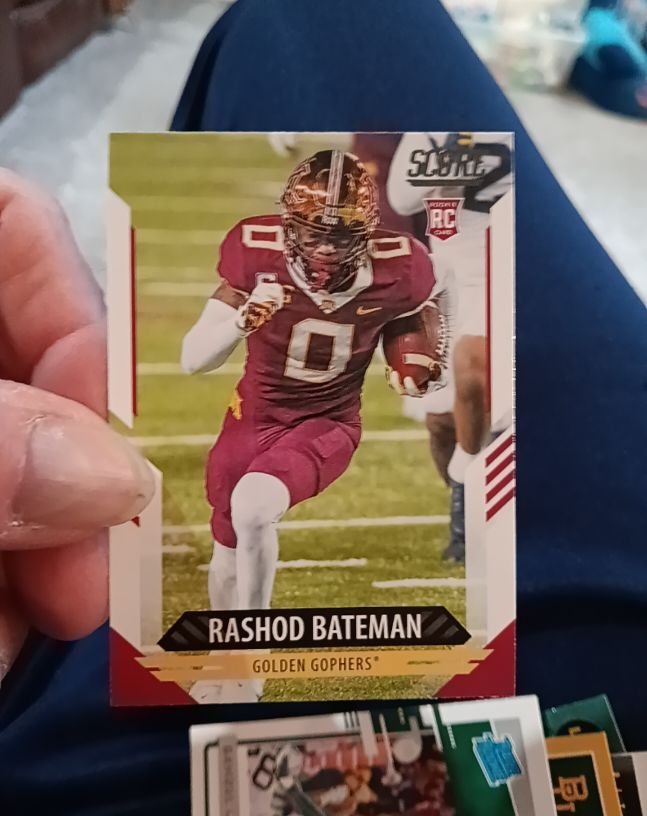 2021 Panini Score #327 Rashod Bateman — front