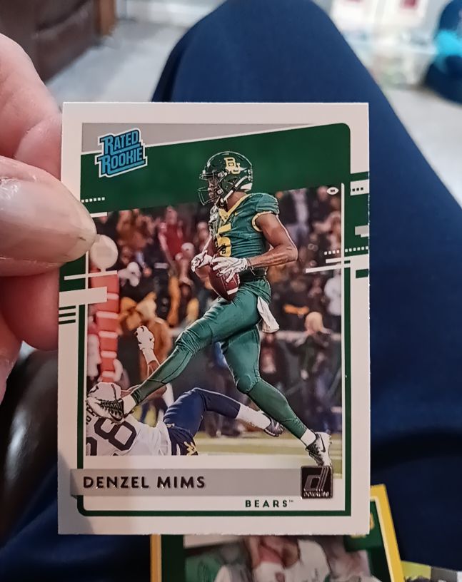 2020 Panini Chronicles Draft Picks Rated Rookie #11 Denzel Mims — front