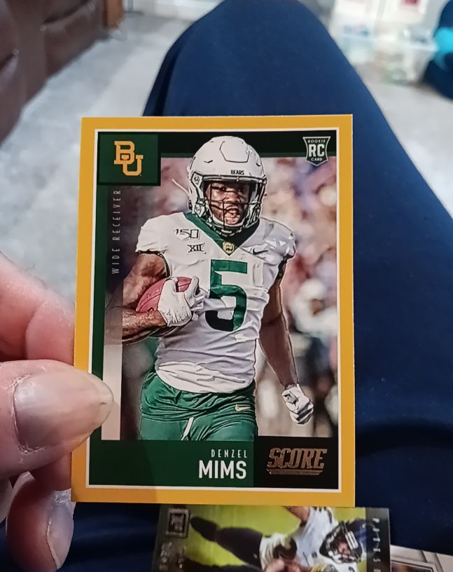 2020 Panini Score #419 Denzel Mims — front