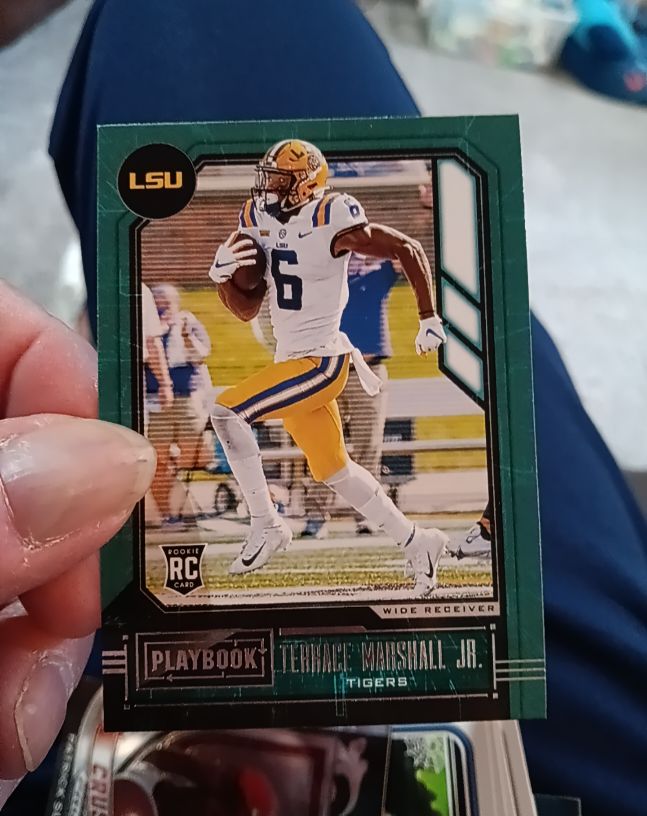 2021 Panini Chronicles Draft Picks Playbook #344 Terrace Marshall Jr. — front