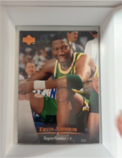 1993-94 Upper Deck #321 Ervin Johnson Rookie Seattle Supersonics — front