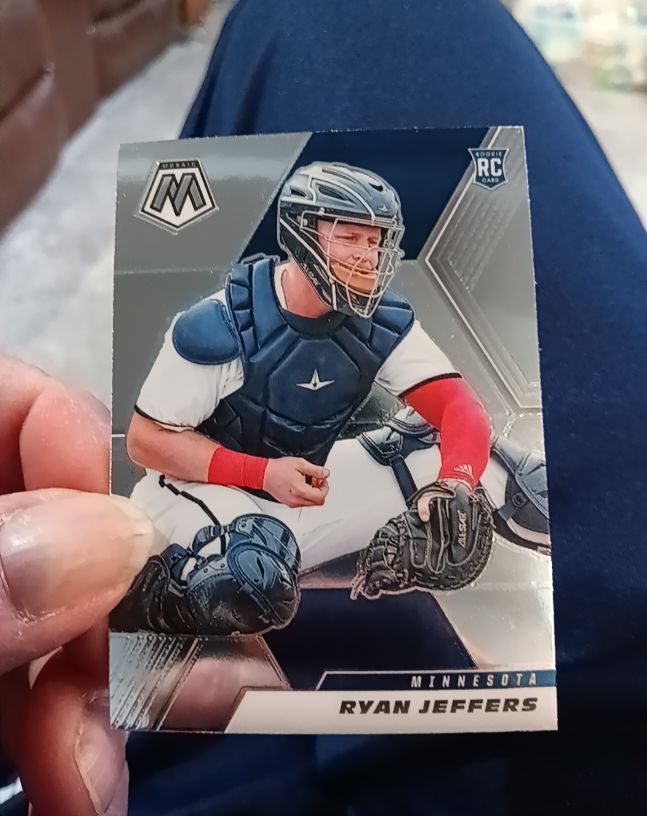 2021 Panini Mosaic #269 Ryan Jeffers RC Minnesota Twins — front