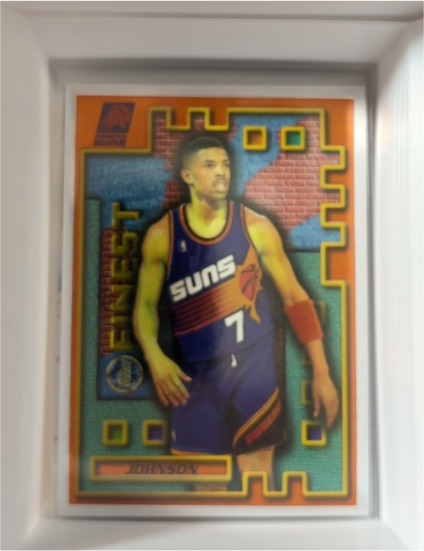 1995-96 Topps Finest Mystery #M40 Kevin Johnson — front
