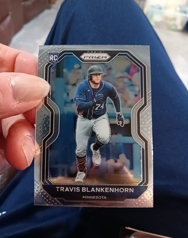 2021 Panini Prizm #122 Travis Blankenhorn — front