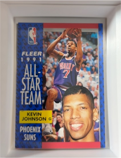 1991 Fleer #210 Kevin Johnson — front