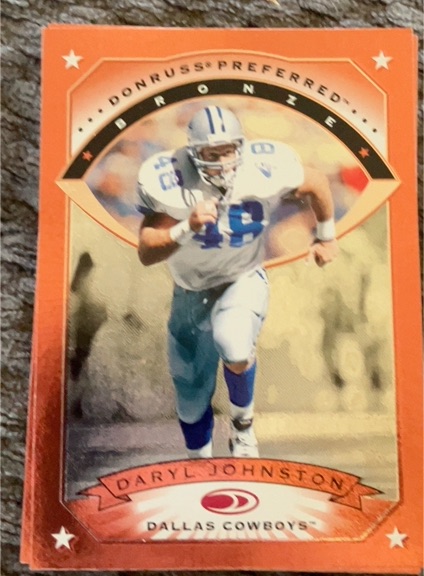 1997 Donruss Preferred Bronze #92 Daryl Johnston — front