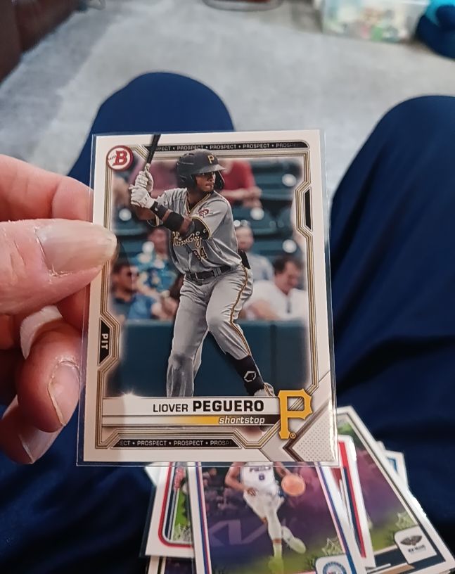 2021 Bowman Draft #BD-185 Liover Peguero — front