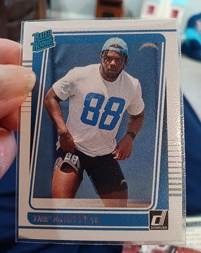 2021 Panini Donruss #304 Tre' McKitty Rated Rookie — front