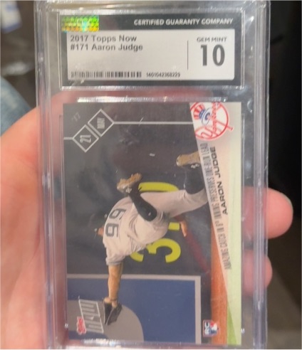 2017 Topps Now #171 Aaron Judge — front