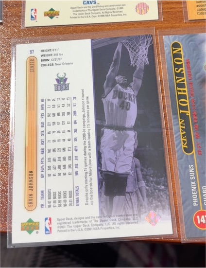 1996-97 Upper Deck #97 Kevin Johnson — front