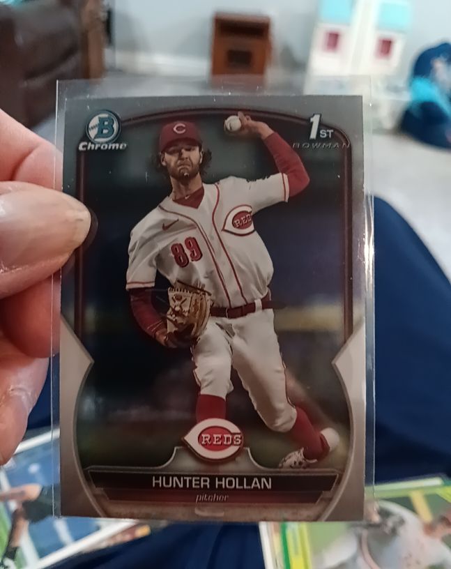 2023 Bowman Chrome #BDC-59 Hunter Hollan — front