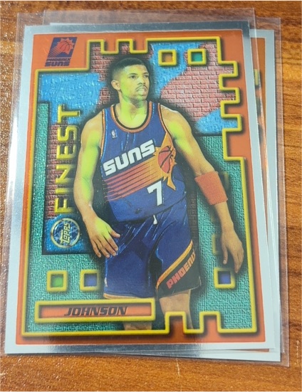 1995-96 Topps Finest Mystery #M40 Kevin Johnson — front