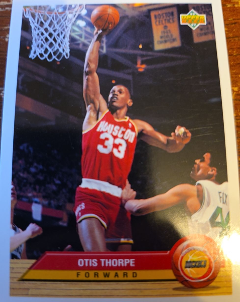 1992-93 Upper Deck McDonald's #P16 Otis Thorpe Houston Rockets — front