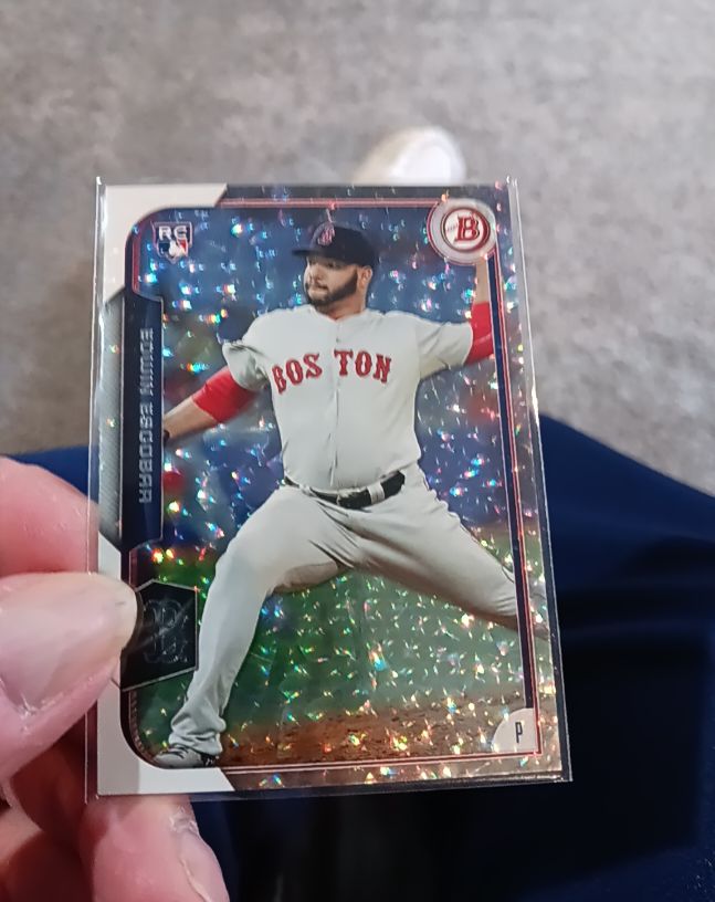 2015 Bowman #133 Edwin Escobar Silver Ice — front