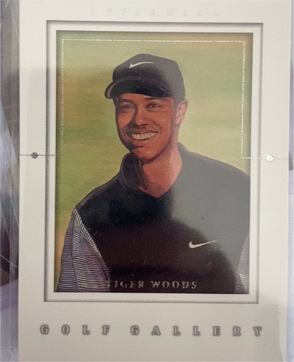 2001 Upper Deck Golf Gallery #GG4 Tiger Woods Rookie — front
