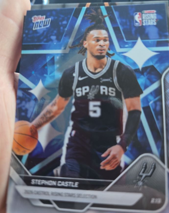 2026 Topps NOW Rising Stars #RS4 Stephon Castle — front