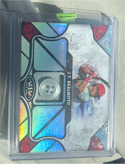 2024 Topps Tier One #T1R-JRE J.T. Realmuto — front