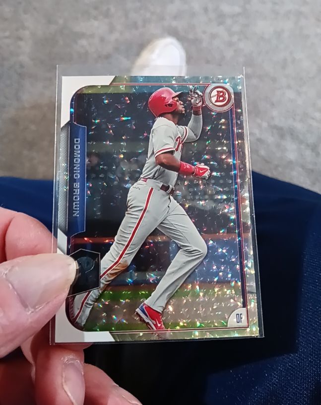 2015 Bowman Silver Ice #54 Domonic Brown — front