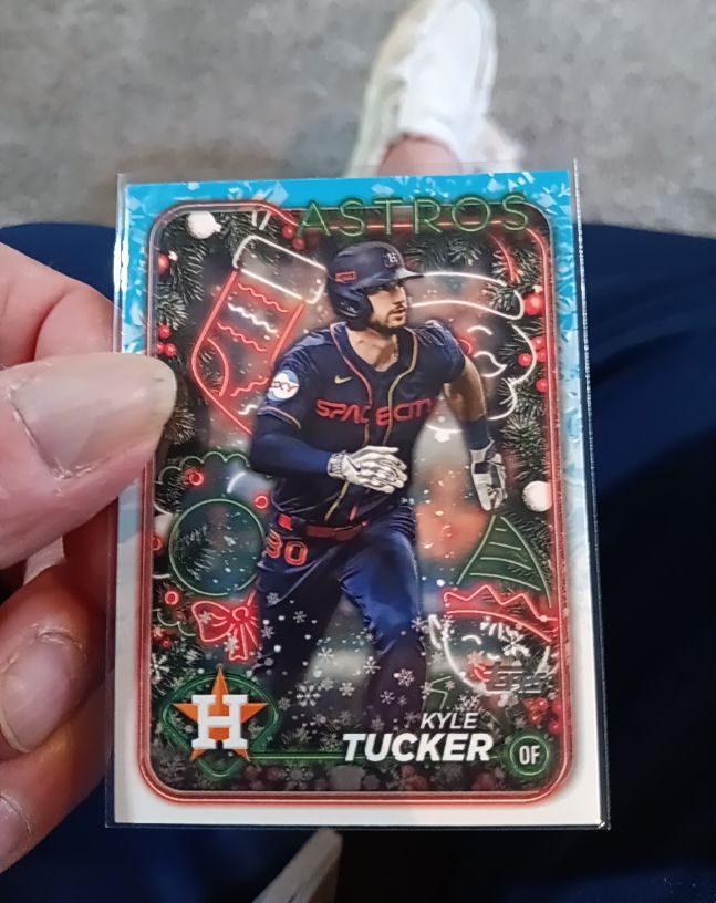 2024 Topps Holiday #H126 Kyle Tucker — front